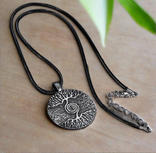 crafted necklace tree of life pendant
